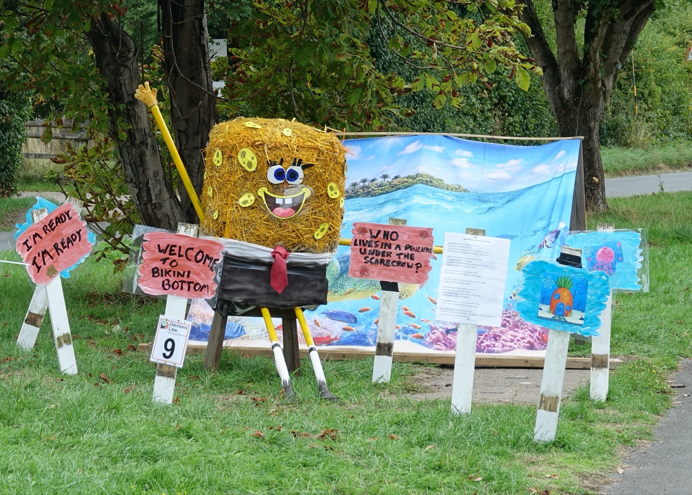 Kids Choice winner 2026 — SpongeBob scarecrow